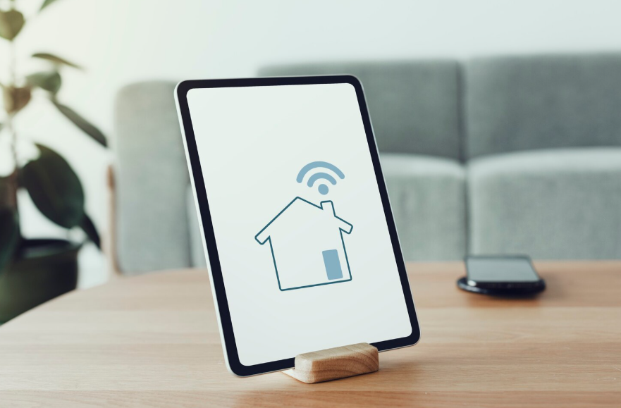 Tablet showing home Wi-Fi while deciding to switch internet providers this year