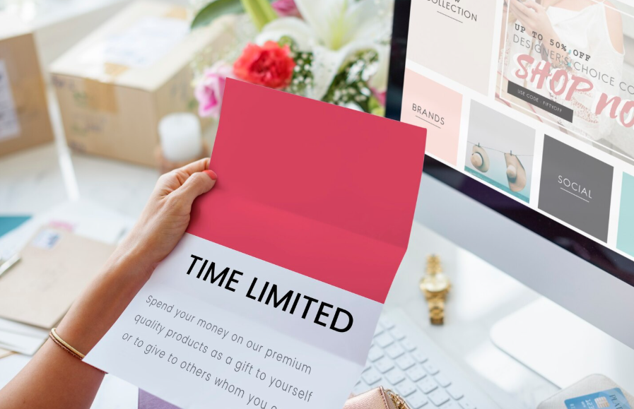 Limited time offer showing what does limited availability mean in online shopping.